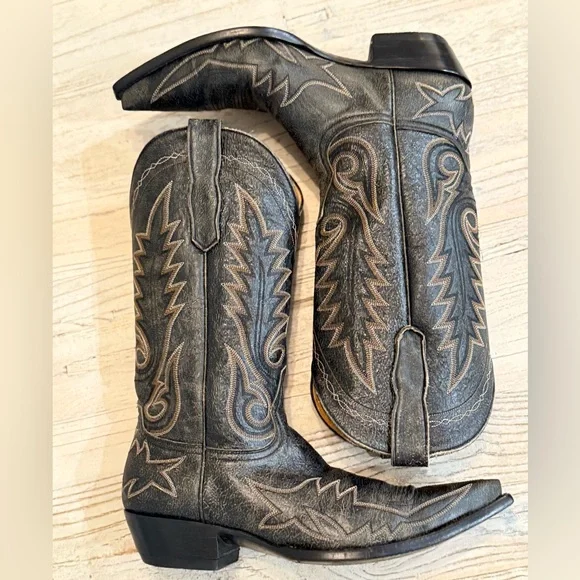 Old Gringo Men’s Cowboy Boots with Embroidered Design size 9 - Picture 8 of 13